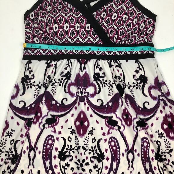 Apt 9 floral abstrac tsummer dress large - Picture 5 of 7